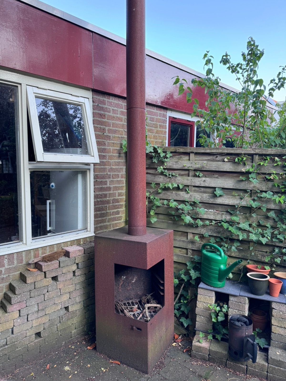 Tuinhaard bbq buitenoven Burni Arvid, Ophalen, Gebruikt