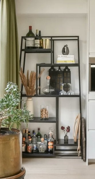 Leitmotiv vakkenkast, Huis en Inrichting, Kasten | Boekenkasten, Ophalen, 100 tot 150 cm, Zo goed als nieuw, 150 tot 200 cm