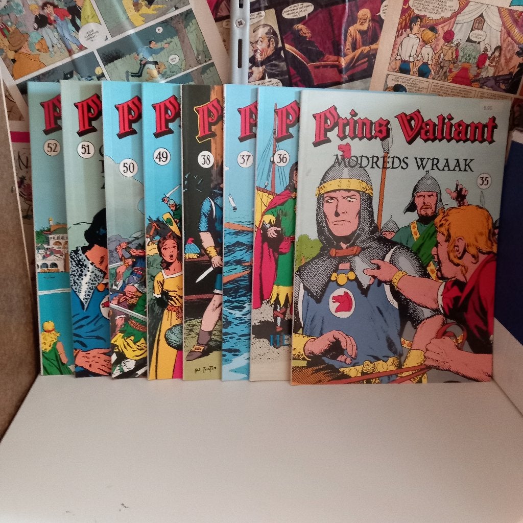 Prins valiant, Meerdere stripboeken, Ophalen, Zo goed als nieuw, Hal Foster