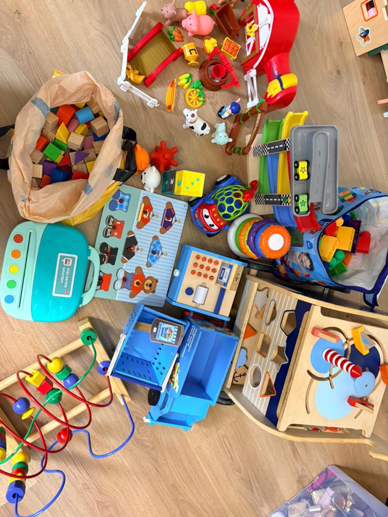 Partij speelgoed 1+ jaar incl loopwagen, Ophalen, Gebruikt, Jongen of Meisje