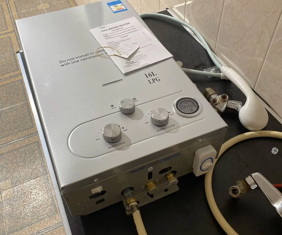 16L Propaan Boiler / LPG Geiser | Overal Warm Water -NIEUW-, Ophalen of Verzenden, Minder dan 3 jaar oud, Minder dan 20 liter