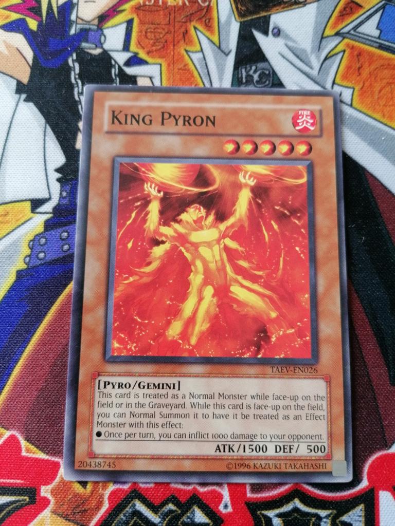 King Pyron - TAEV - Yu-Gi-Oh, Hobby en Vrije tijd, Ophalen of Verzenden, Zo goed als nieuw