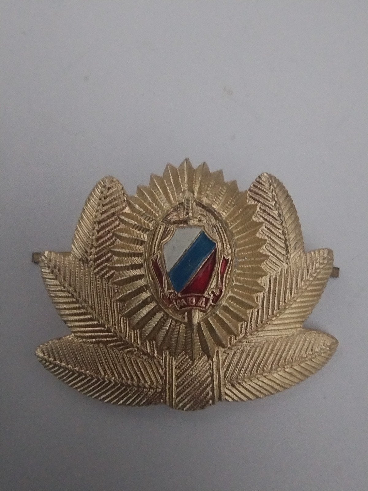 🔴 Russische MVD politiepet insigne, Verzamelen, Militaria | Algemeen, Ophalen of Verzenden, Landmacht