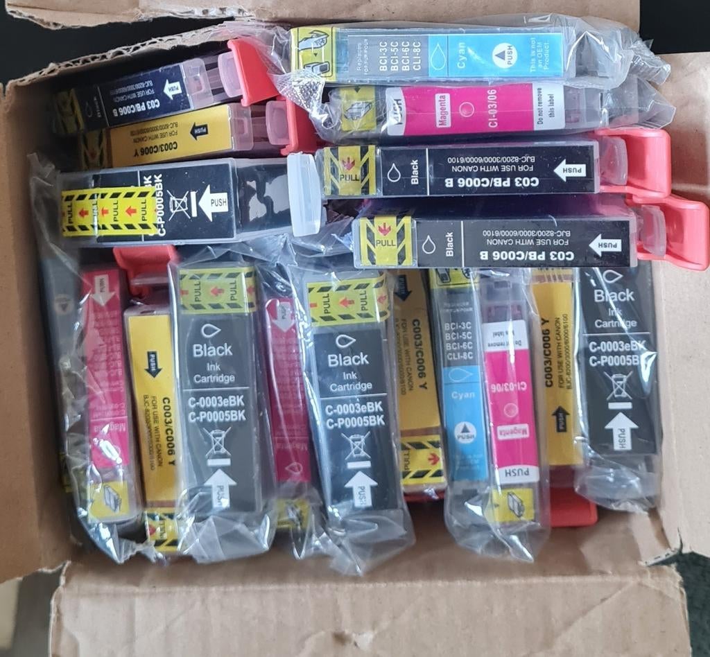 Nieuwe compatible inkt cartridges voor Canon printers, Ophalen of Verzenden