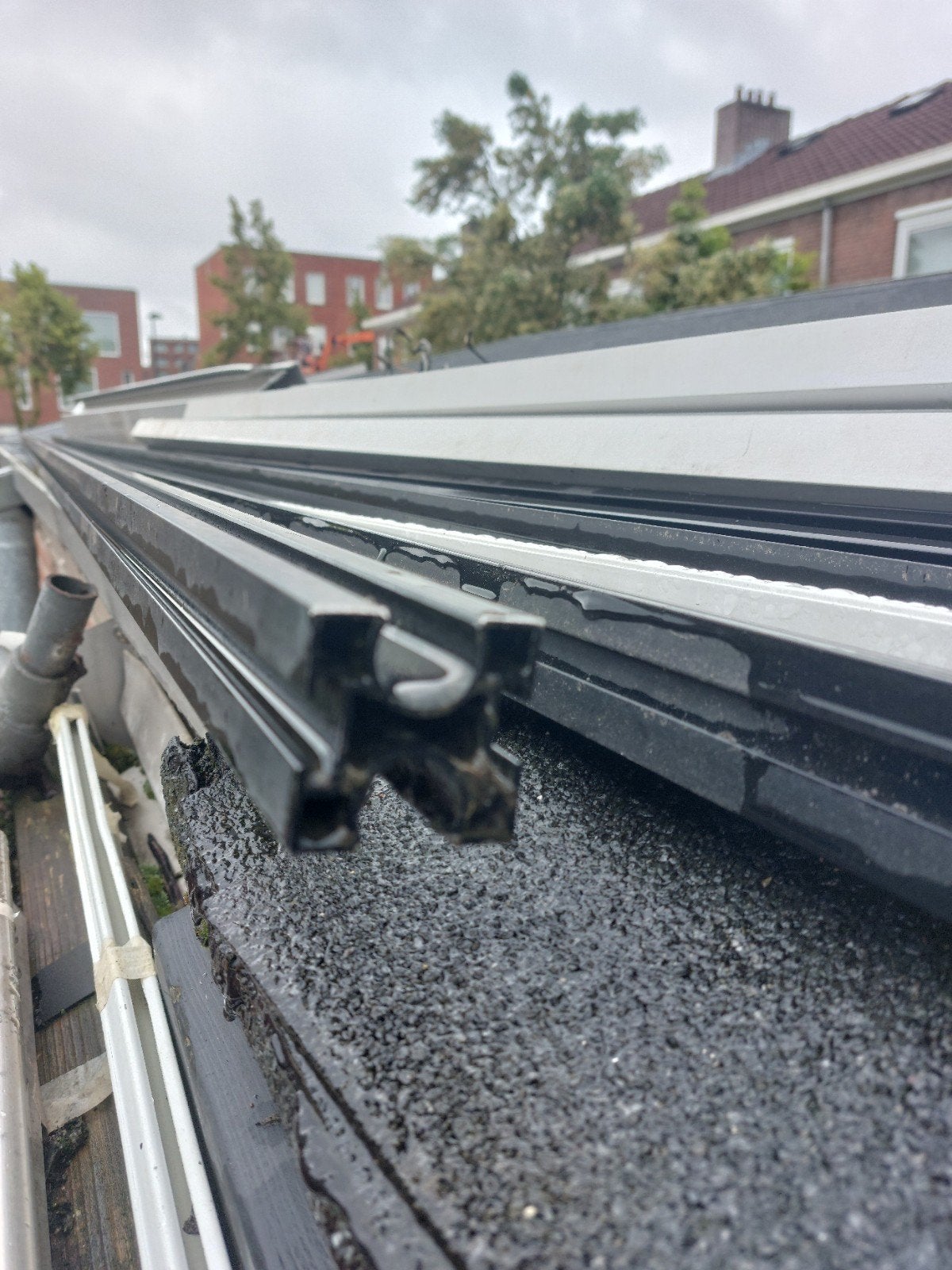 Is aluminium profiel  sleuf 8 40x40  l zwart, Auto diversen, Dakdragers, Ophalen of Verzenden