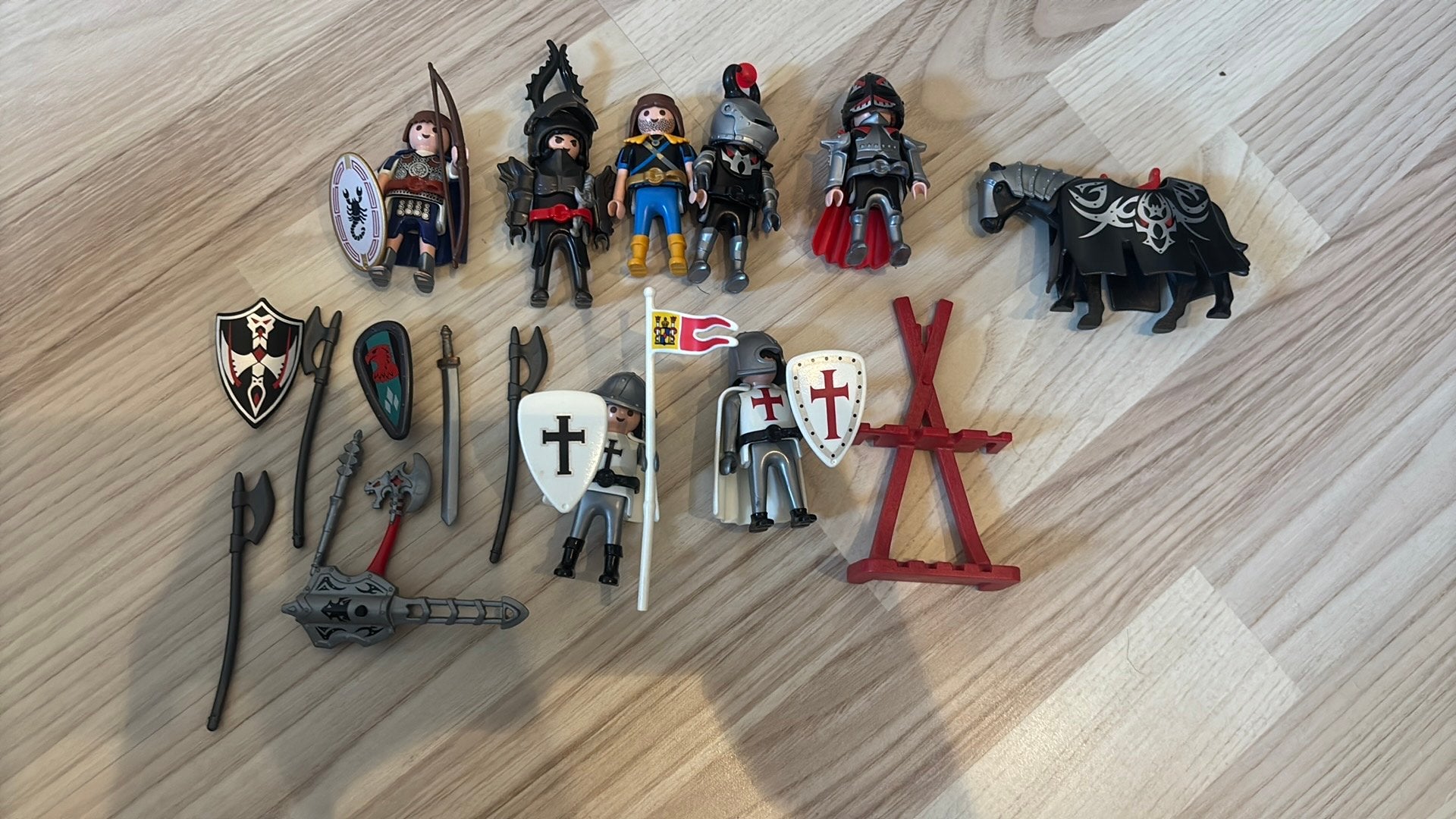 Playmobil ridders, Kinderen en Baby's, Speelgoed | Playmobil, Ophalen, Losse onderdelen, Zo goed als nieuw, Knights