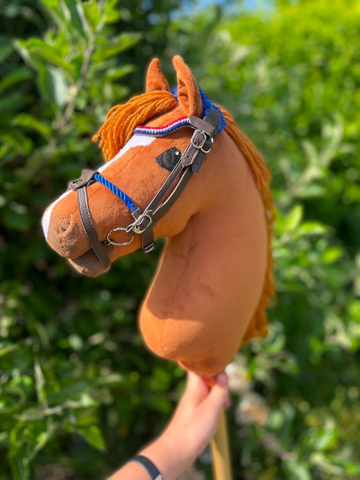 Rope noseband HOOFDSTEL voor hobbyhorse, Hobby en Vrije tijd, Verzenden