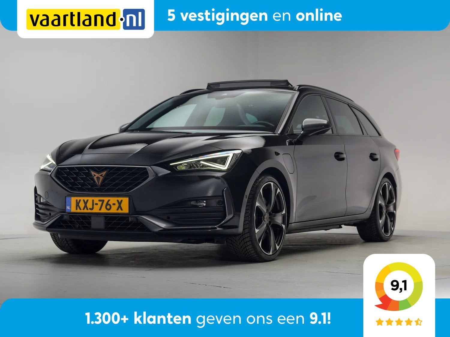 CUPRA Leon Sportstourer 1.4 e-Hybrid VZ Performance [ Panora, Auto's, 77 km/l, Gebruikt, 4 cilinders, Leon