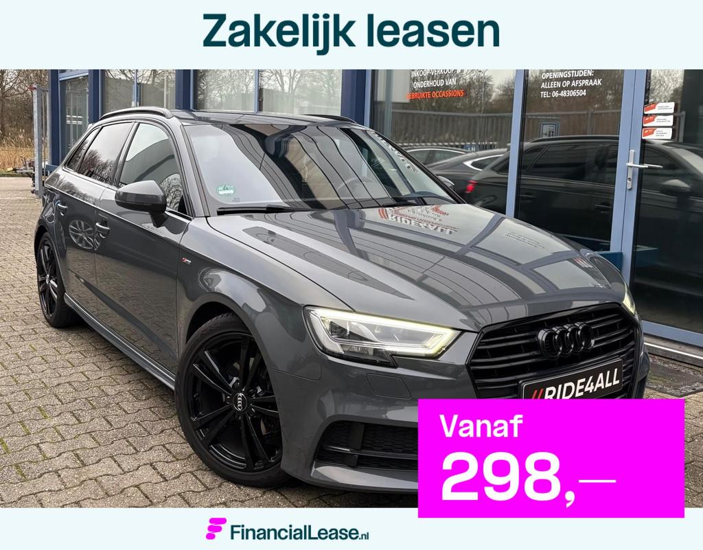 Audi A3 Sportback 35 TFSI/S-LINE/VIRTUAL/STOELVW, Auto's, Audi, Bedrijf, Lease, Financial lease, A3, ABS, Airbags, Airconditioning