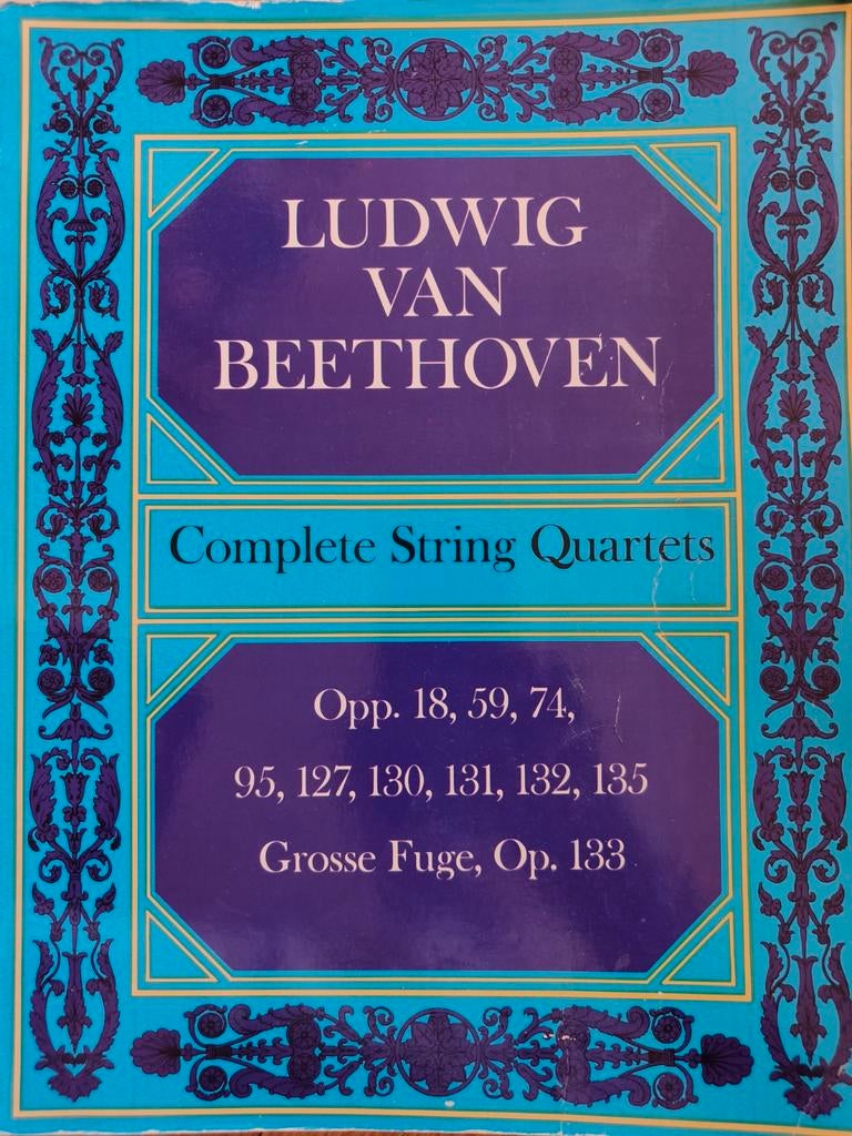 Ludwig van Beethoven: Complete String Quartets bladmuziek, Ophalen of Verzenden, Zo goed als nieuw, Ludwig van Beethoven, Eén auteur