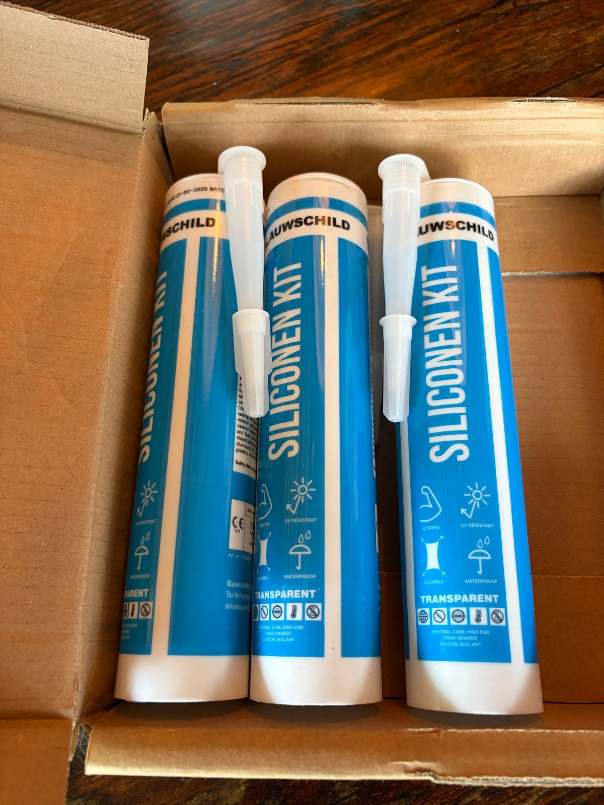 Nieuw Siliconen Kit - Transparant (3 stuks), Ophalen of Verzenden, Nieuw