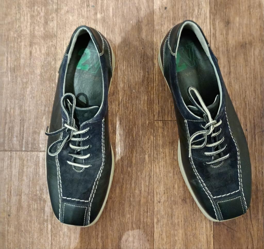 DUREA leren schoenen, maat 37,5 , 1x aangehad, Ophalen of Verzenden, Zo goed als nieuw, Zwart, Sneakers of Gympen