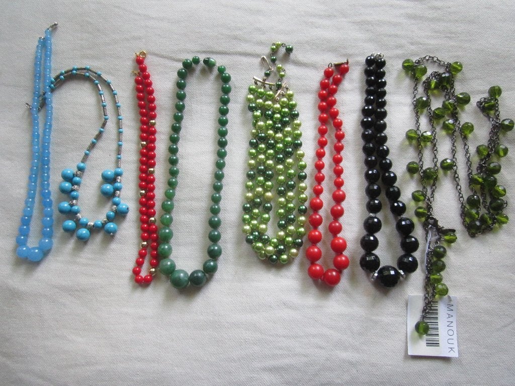 3.  Oude en vintage kettingen, bieden, Ophalen, Gebruikt, Overige kleuren, Overige materialen