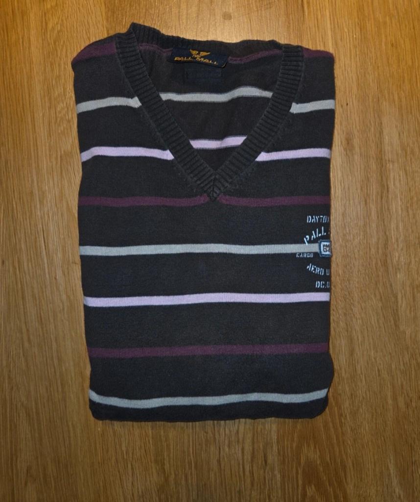 Pall Mall Trui XL Bruin met Strepen, Kleding | Heren, Truien en Vesten, Bruin, Maat 56/58 (XL), Pall Mall, Ophalen of Verzenden