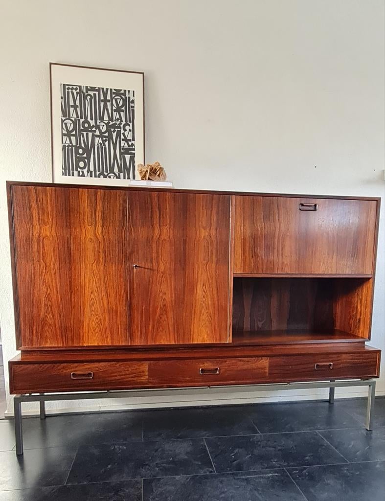 Prachtige retro vintage Topform sideboard kast, Ophalen, Gebruikt, 25 tot 50 cm, 150 tot 200 cm