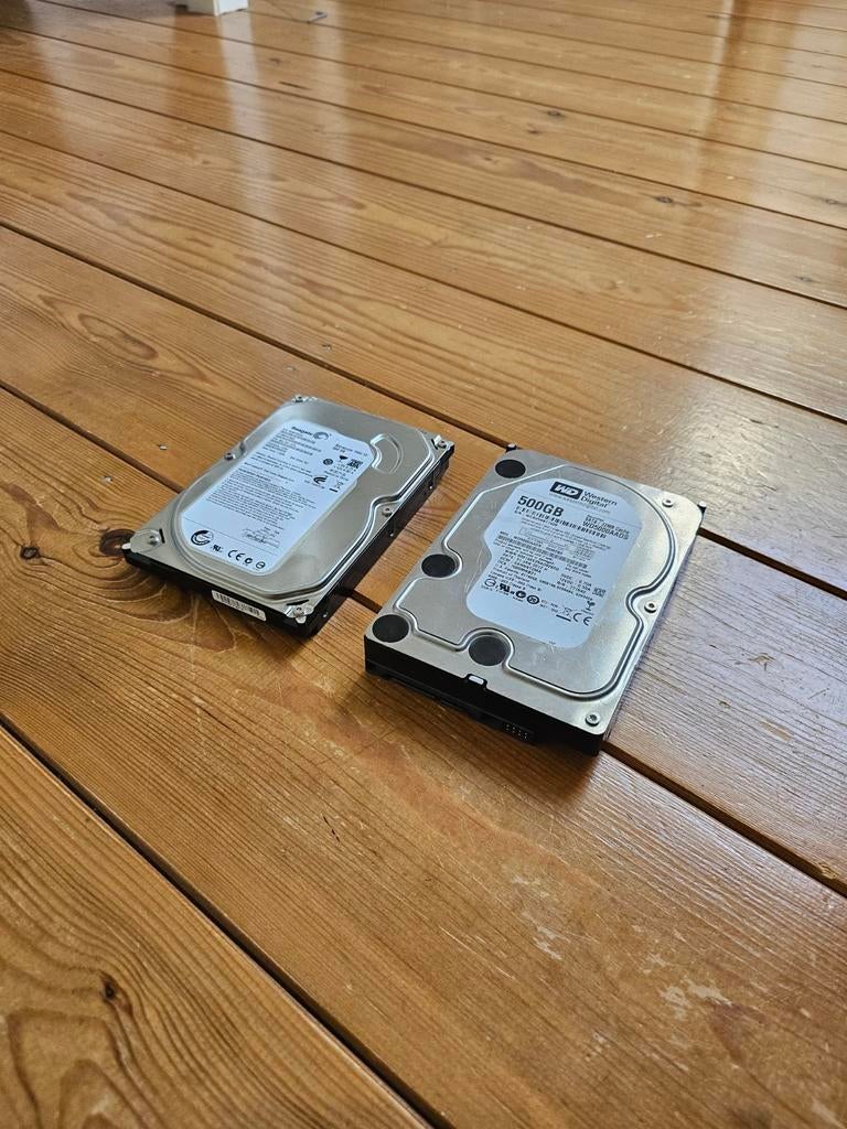 Harde schijven 500gb, Ophalen of Verzenden, Zo goed als nieuw, Desktop, USB