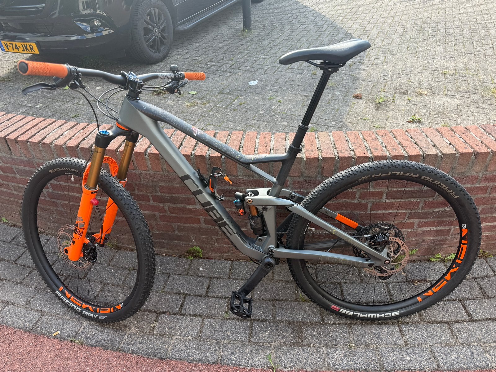 CUBE MTB carbon fully 29er | Fox Factory raket op noppen!!, Fietsen en Brommers, Fietsen | Mountainbikes en ATB, Gebruikt, Schijfrem