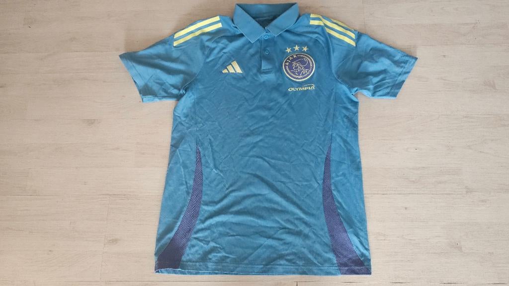 Ajax Training Polo! Seizoen 24/25! Sponsor Olympia! Mt S!, Ophalen of Verzenden, Zo goed als nieuw, Rood, Voetbal