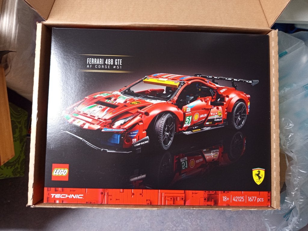 LEGO 42125 Ferrari 488 GTE, Lego, Nieuw, Ophalen of Verzenden, Technic