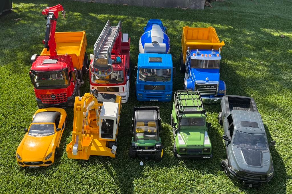 Bruder auto’s set, Kinderen en Baby's, Speelgoed | Speelgoedvoertuigen, Gebruikt, Ophalen