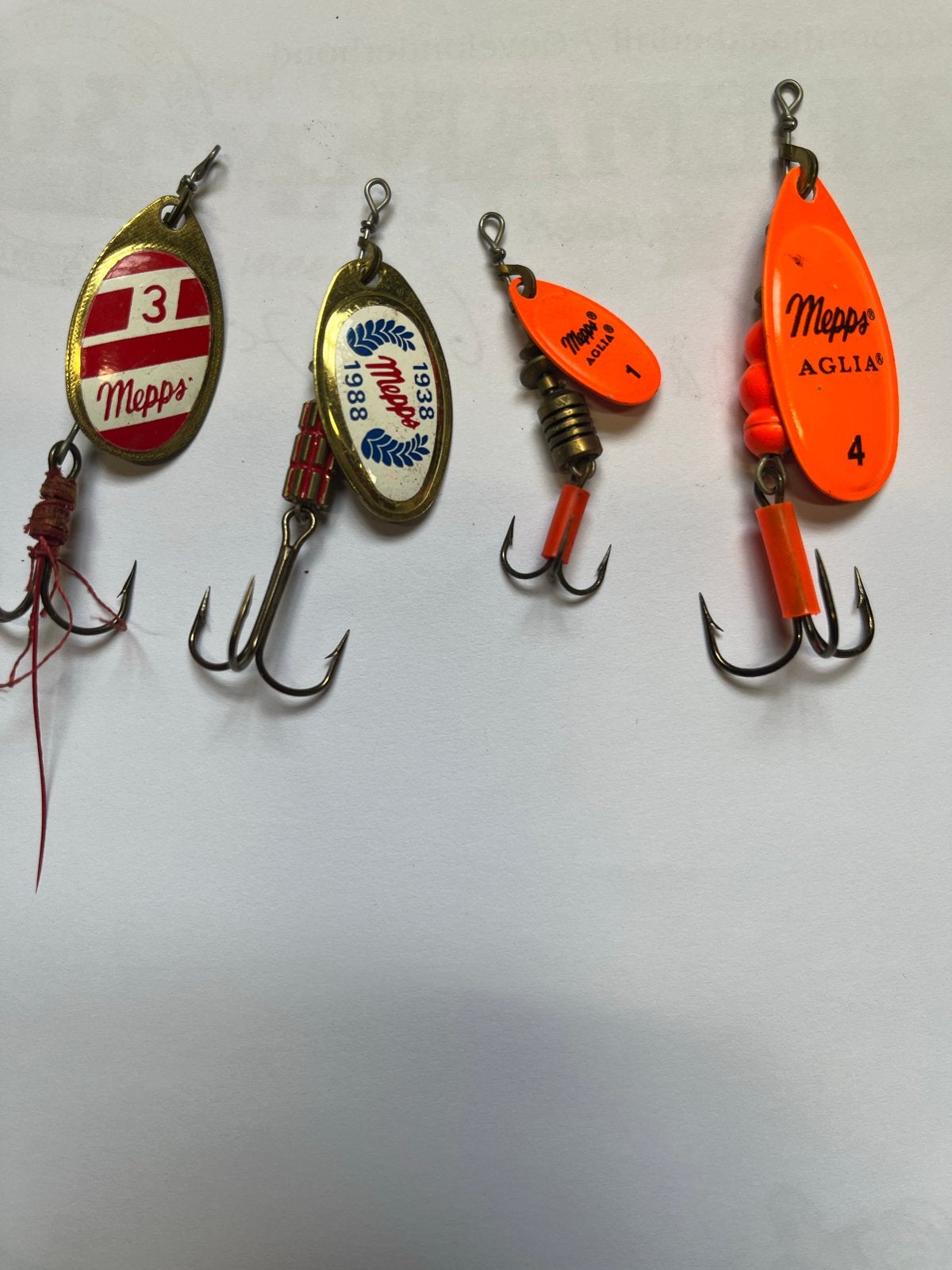 Mepps Aglia Spinners - Diverse Maten en Kleuren, Ophalen of Verzenden, Gebruikt, Kunstaas