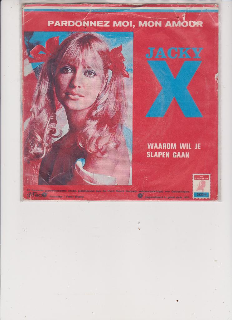 jacky x, Ophalen of Verzenden, Gebruikt, 7 inch, Levenslied of Smartlap