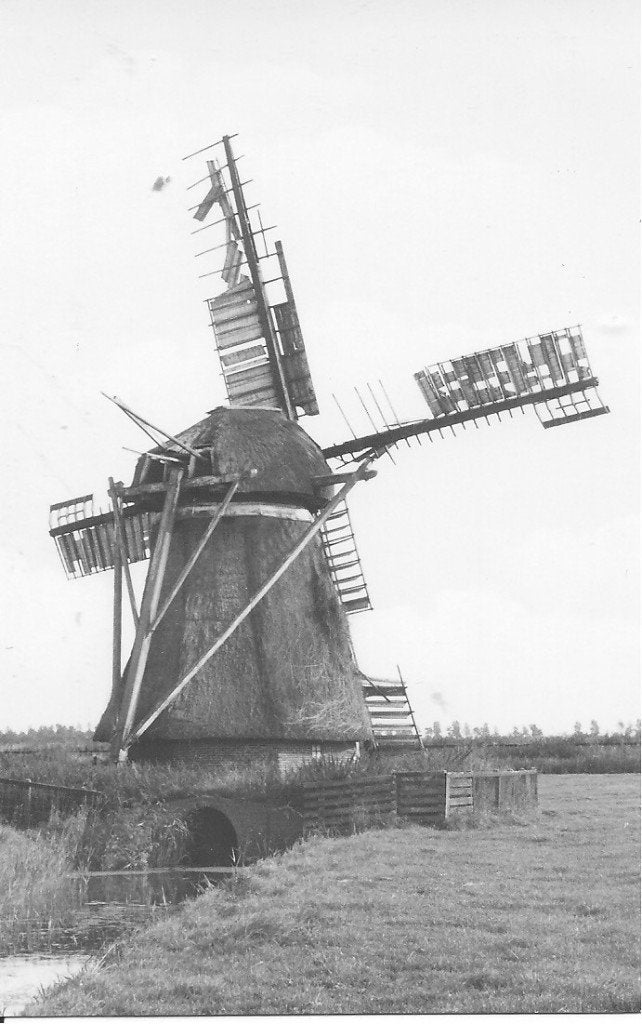 Ansichtkaart Visvliet Hilmahuistermolenpolder 1973, Verzamelen, Ophalen of Verzenden, 1960 tot 1980, Ongelopen, Groningen