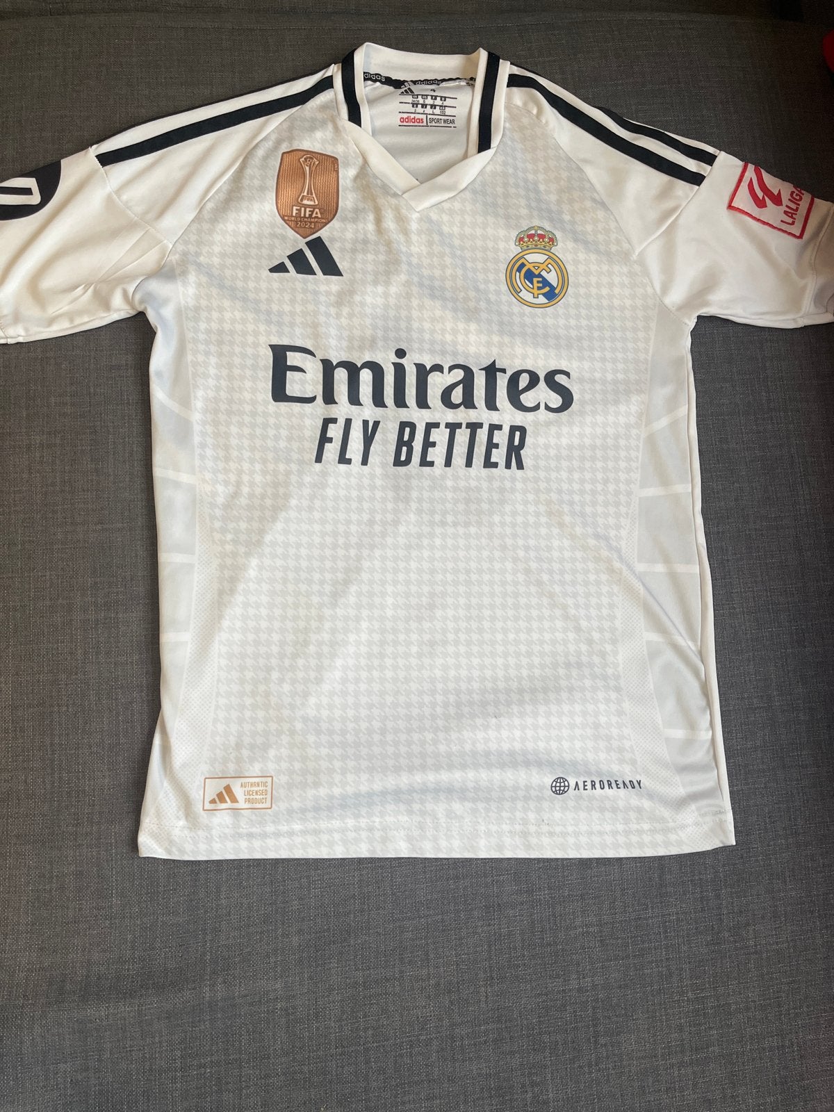 Real Madrid Voetbalshirt - Hoge Kwaliteit - Maat XS, Wit, Ophalen of Verzenden, Zo goed als nieuw, Voetbal