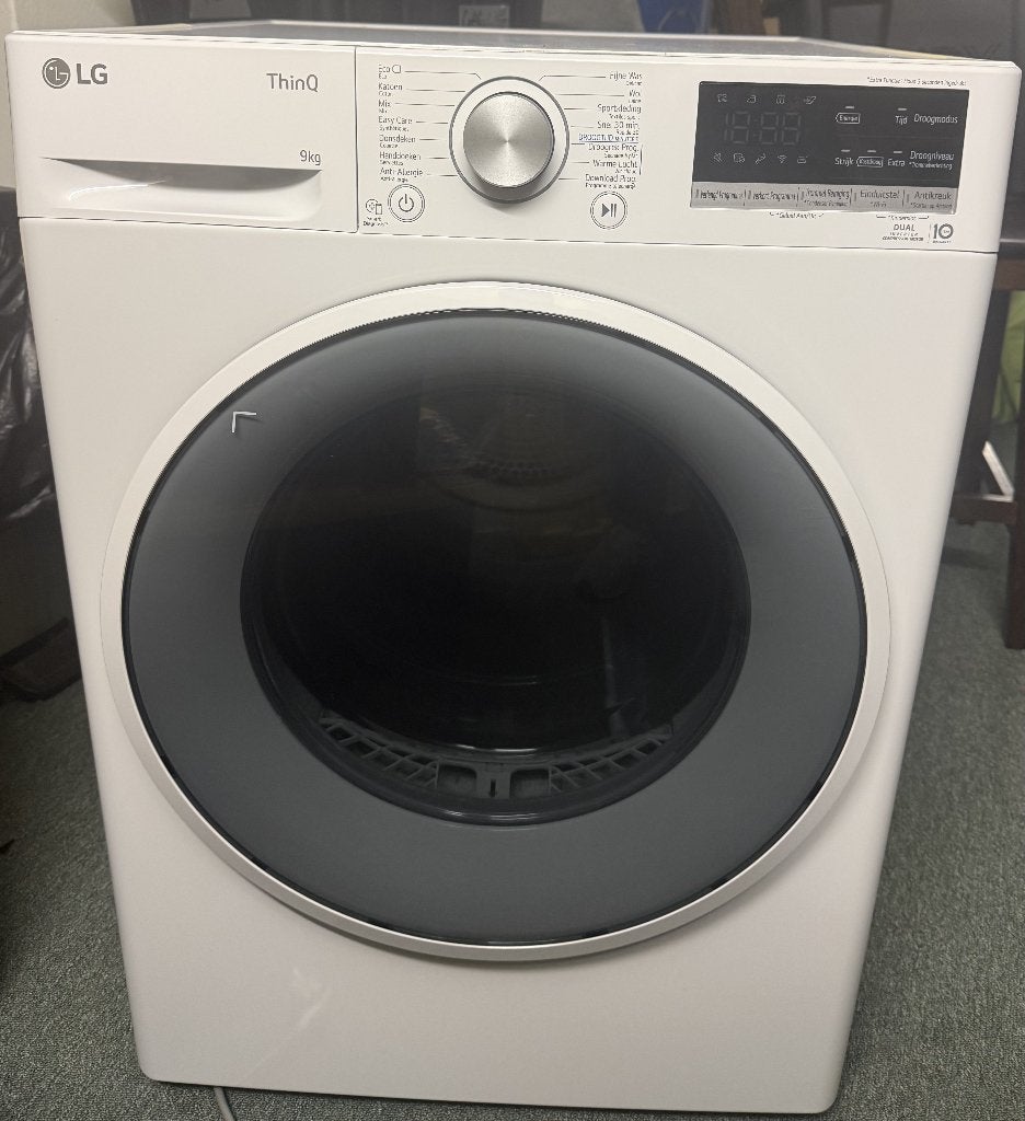 LG GC3R709S1 Turbowash 39 + LG RH90V5AV6N Washer and Dryer, 8 tot 10 kg, Ophalen, Zo goed als nieuw, 85 tot 90 cm