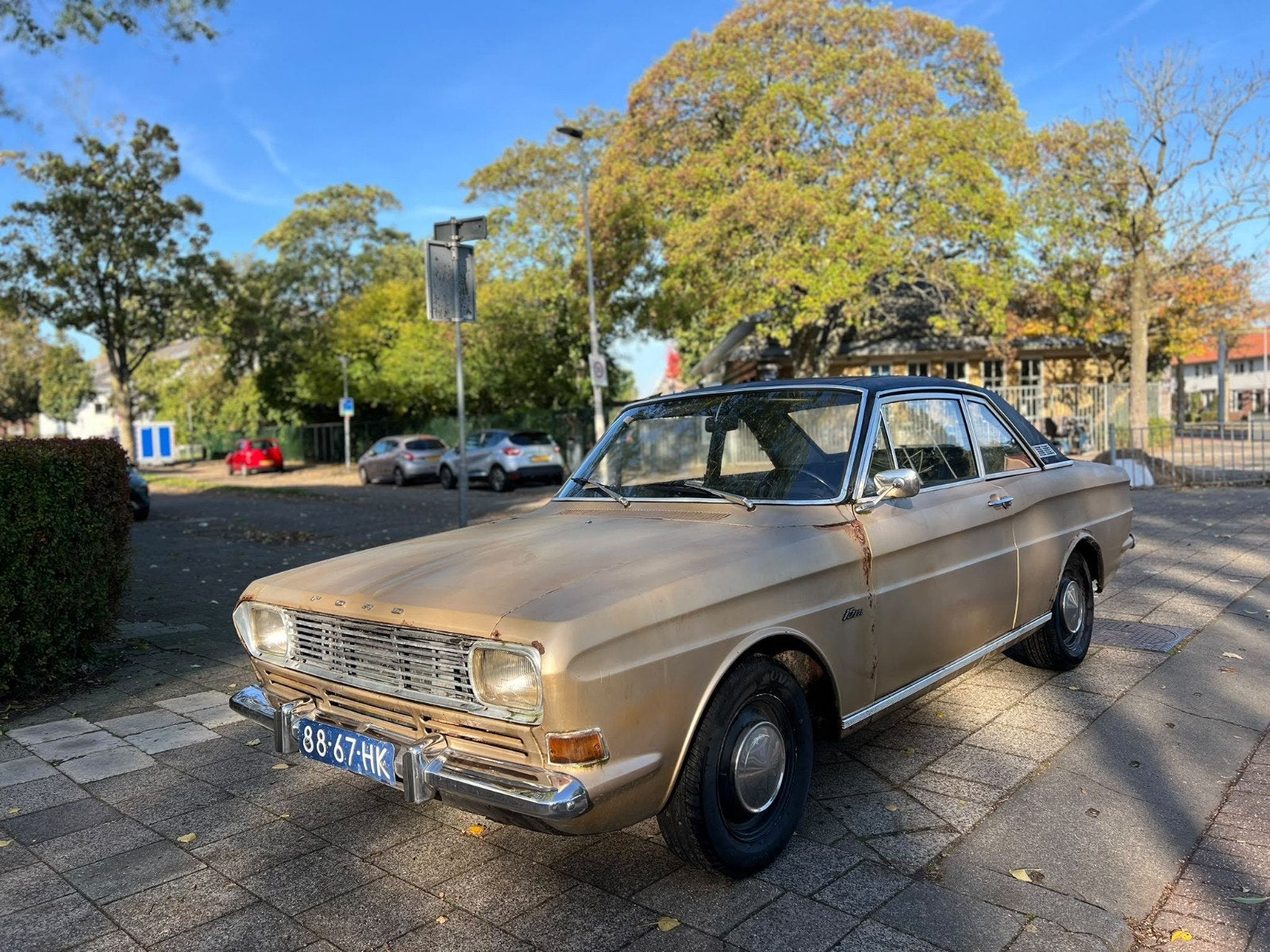 Ford Taunus 15M XL 1700s 1969, belastingvrij apk vrij!, Auto's, 4 cilinders, 905 kg, Handgeschakeld, Particulier