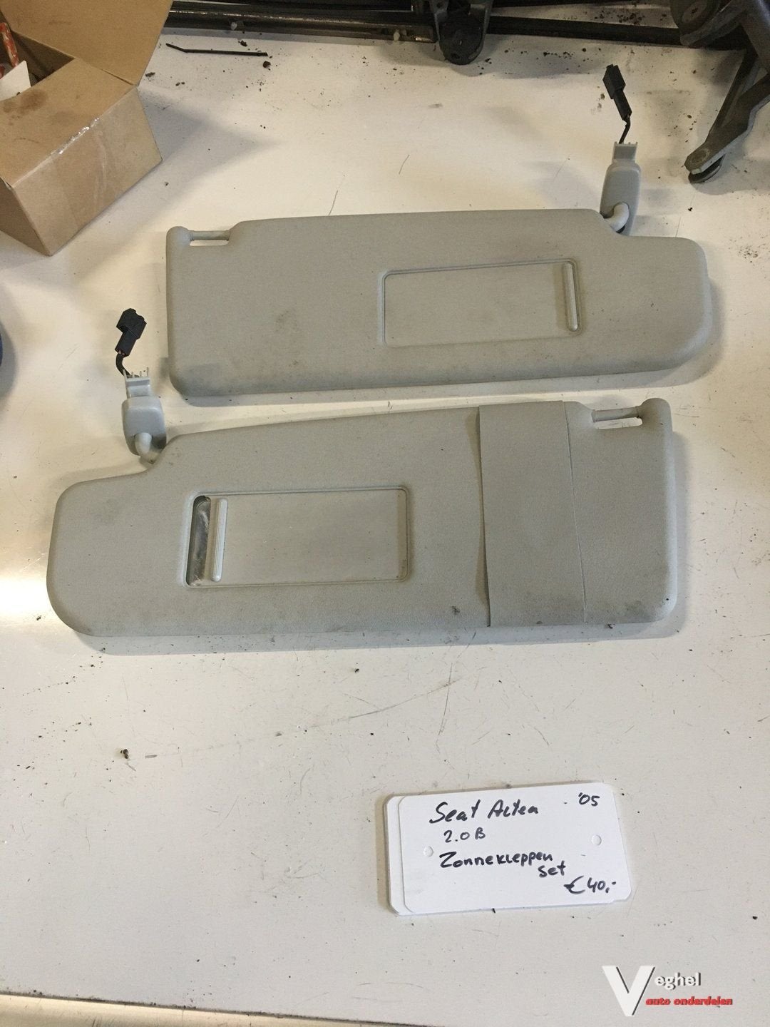 Seat Altea 2.0 6 bak 2005   Zonneklep set, Gebruikt, -, -, Ophalen of Verzenden