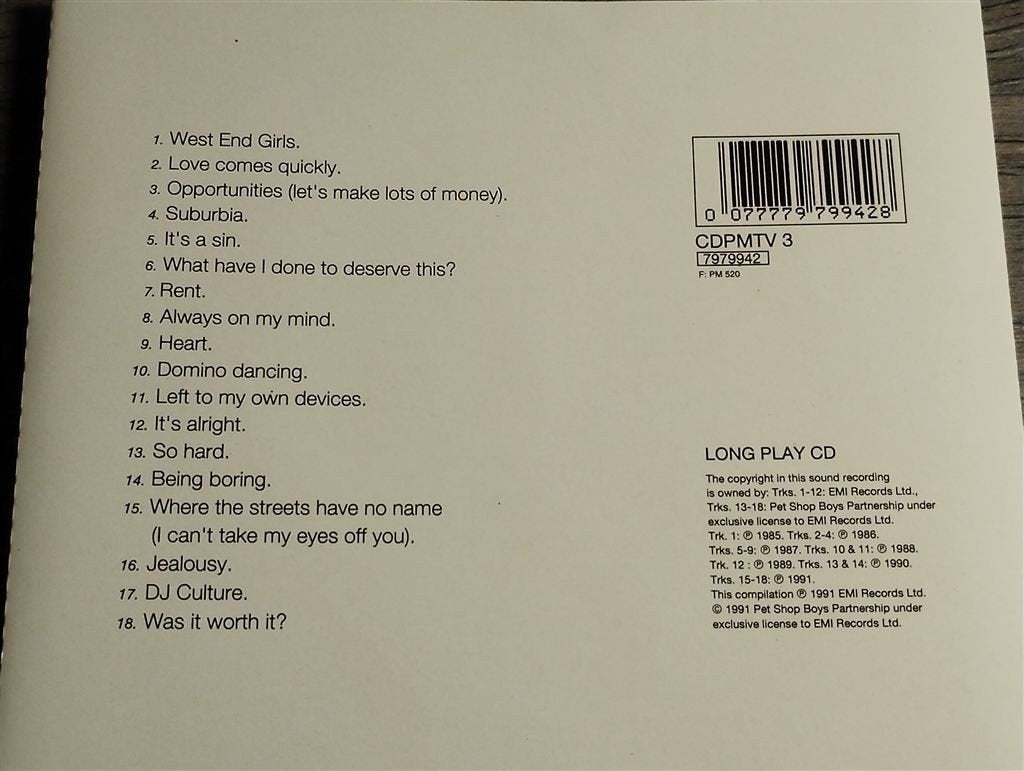 Pet Shop Boys ‎– Discography [The Complete Singles Collectio, Cd's en Dvd's, Cd's | Pop, Ophalen of Verzenden, Zo goed als nieuw
