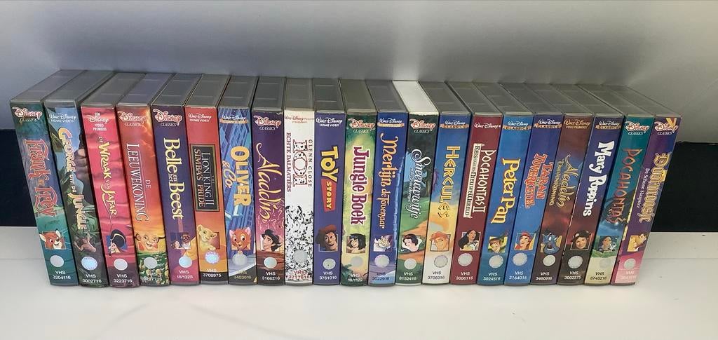 VHS videobanden Walt Disney - Alle 21 voor €20,00, Alle leeftijden, Ophalen of Verzenden, Gebruikt, Overige genres