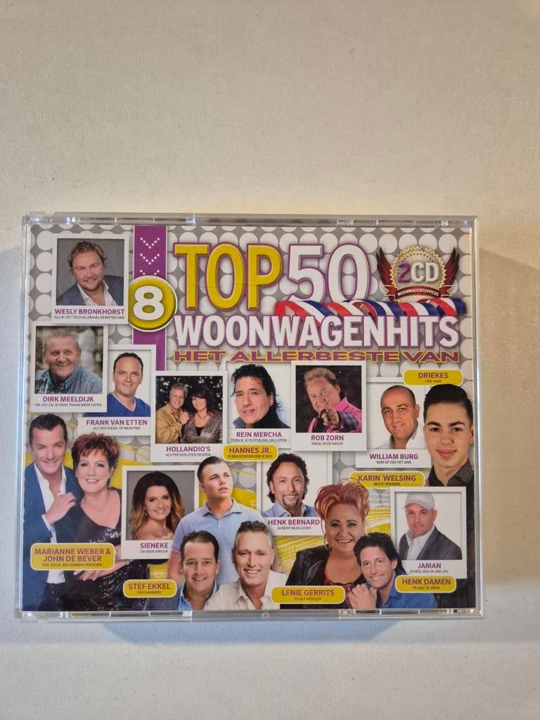 2CD Top 50 Woonwagenhits 8, Ophalen of Verzenden, Zo goed als nieuw, Pop