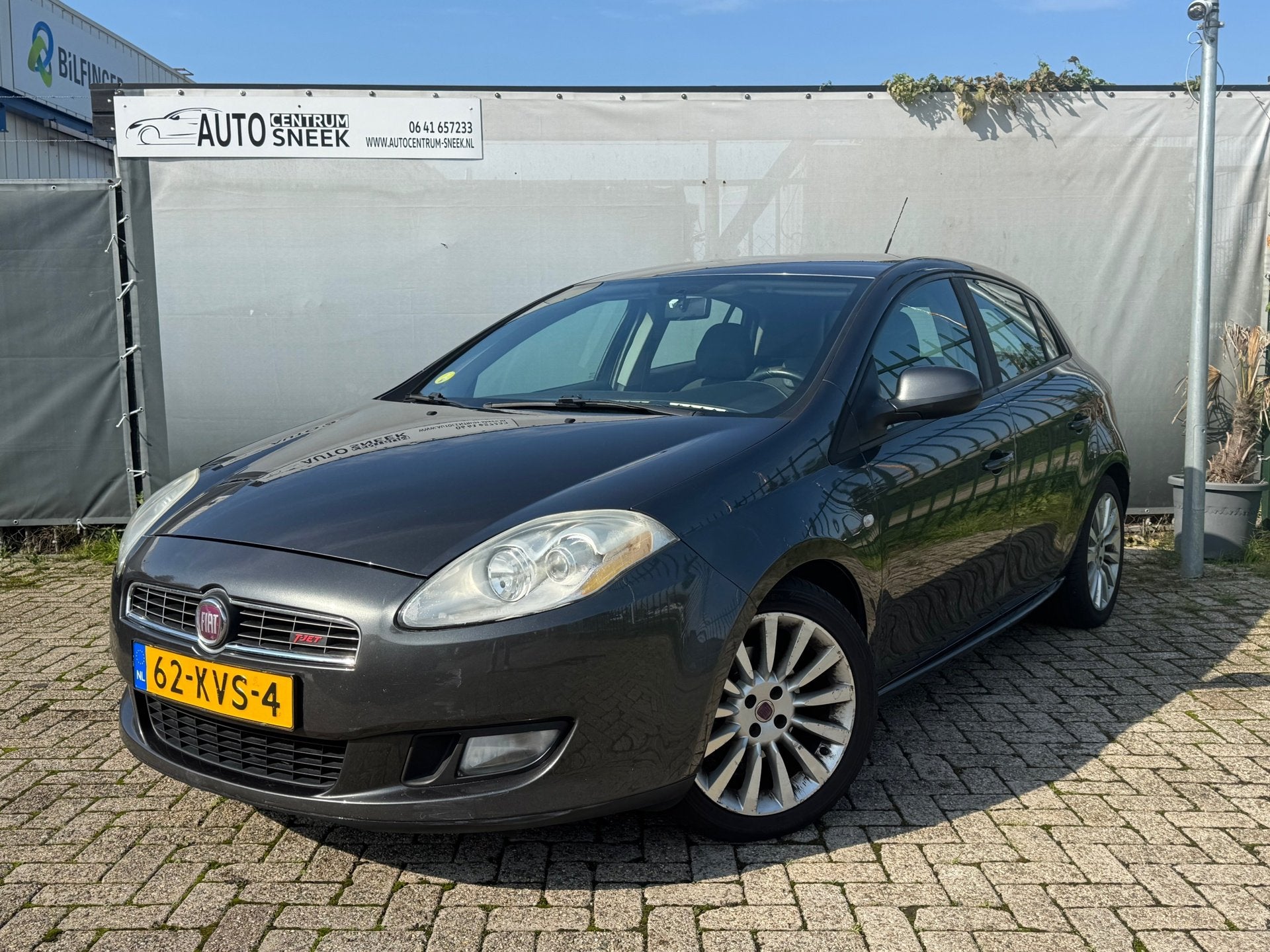 Fiat Bravo 1.4 T-Jet Corporate - NWE APK - Clima - Cruise, Auto's, Voorwielaandrijving, Stof, Gebruikt, Zwart