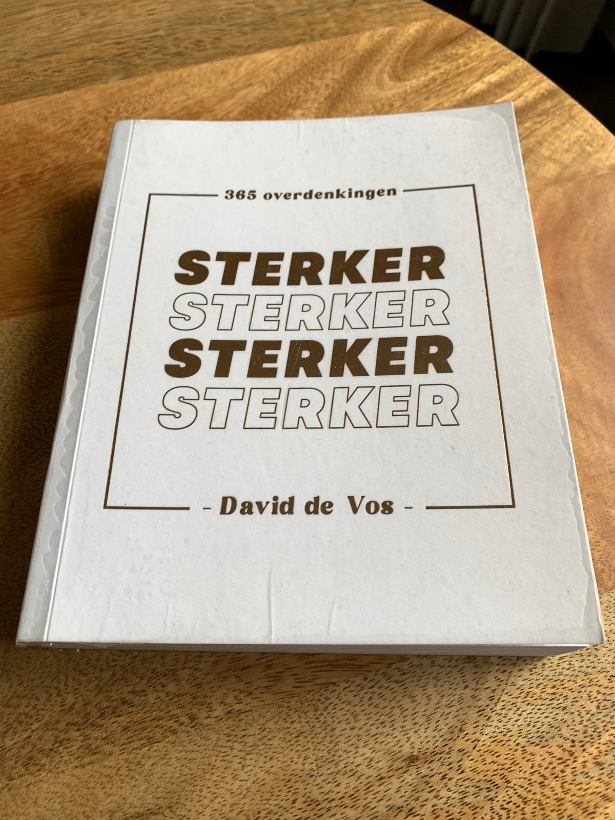 David de Vos - Sterker dagboek geplastificeerd, David de Vos, Christendom | Protestants, Ophalen of Verzenden, Zo goed als nieuw