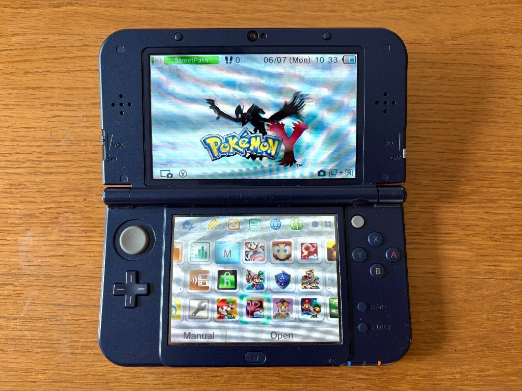 New Nintendo 3DS XL, Gebruikt, Blauw, Ophalen of Verzenden, 3DS