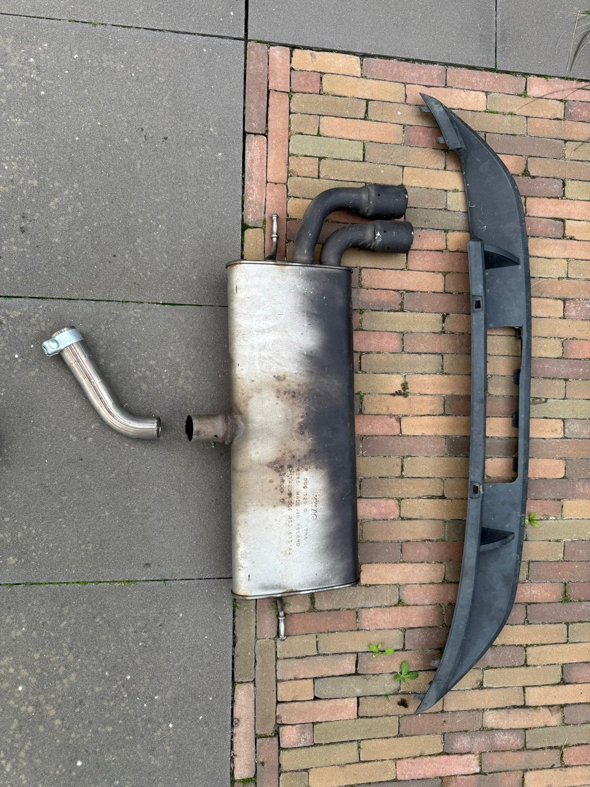 Einddemper Volkswagen Golf 7 GTE, Auto-onderdelen, Ophalen, Gebruikt, Volkswagen
