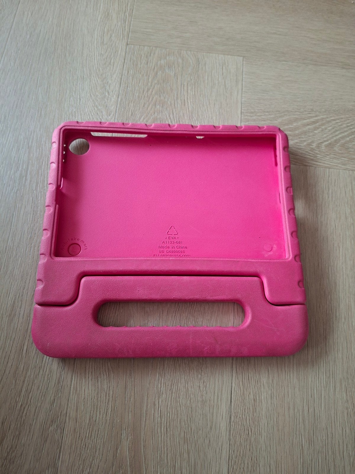 Roze kinderhoes voor tablet - 7 inch, Computers en Software, Tablet-hoezen, Ophalen, Gebruikt, Bescherming voor- en achterkant