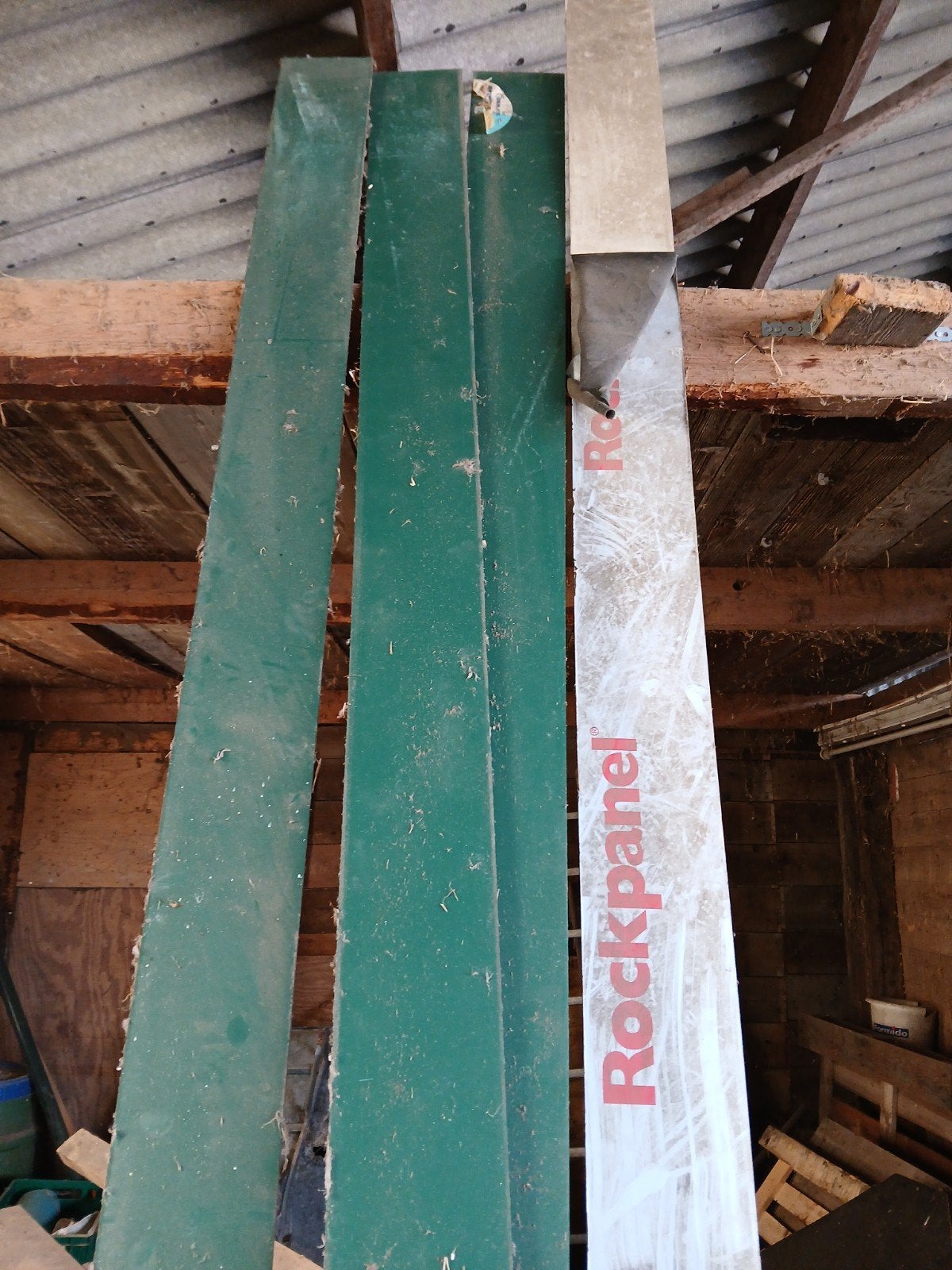 Trespa verschillende stukken, Ophalen of Verzenden, Overige houtsoorten, Minder dan 25 mm, Minder dan 200 cm