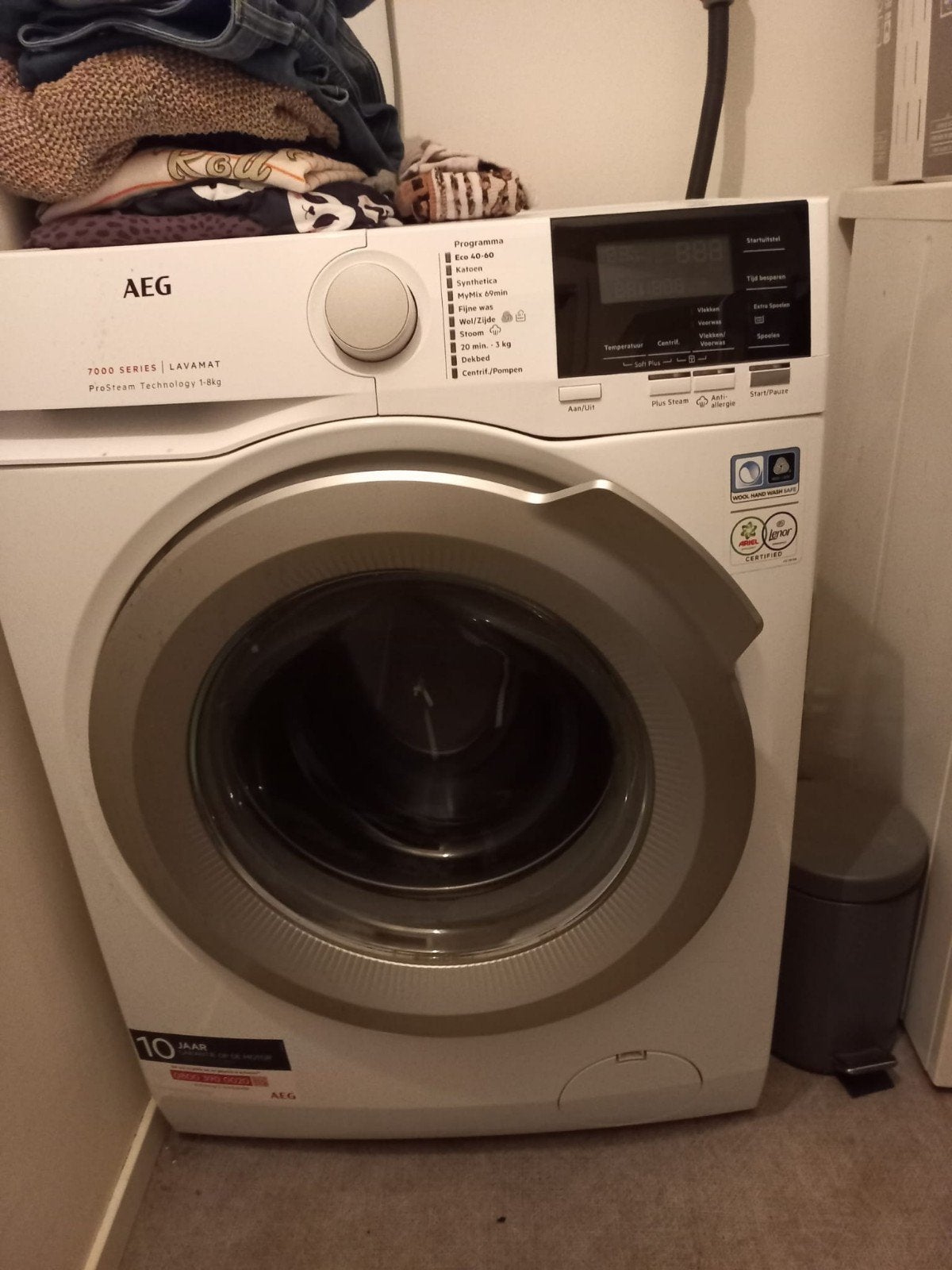 AEG 7000 SERIES LAVAMAT Wasmachine 1-8kg ProSteam, Ophalen