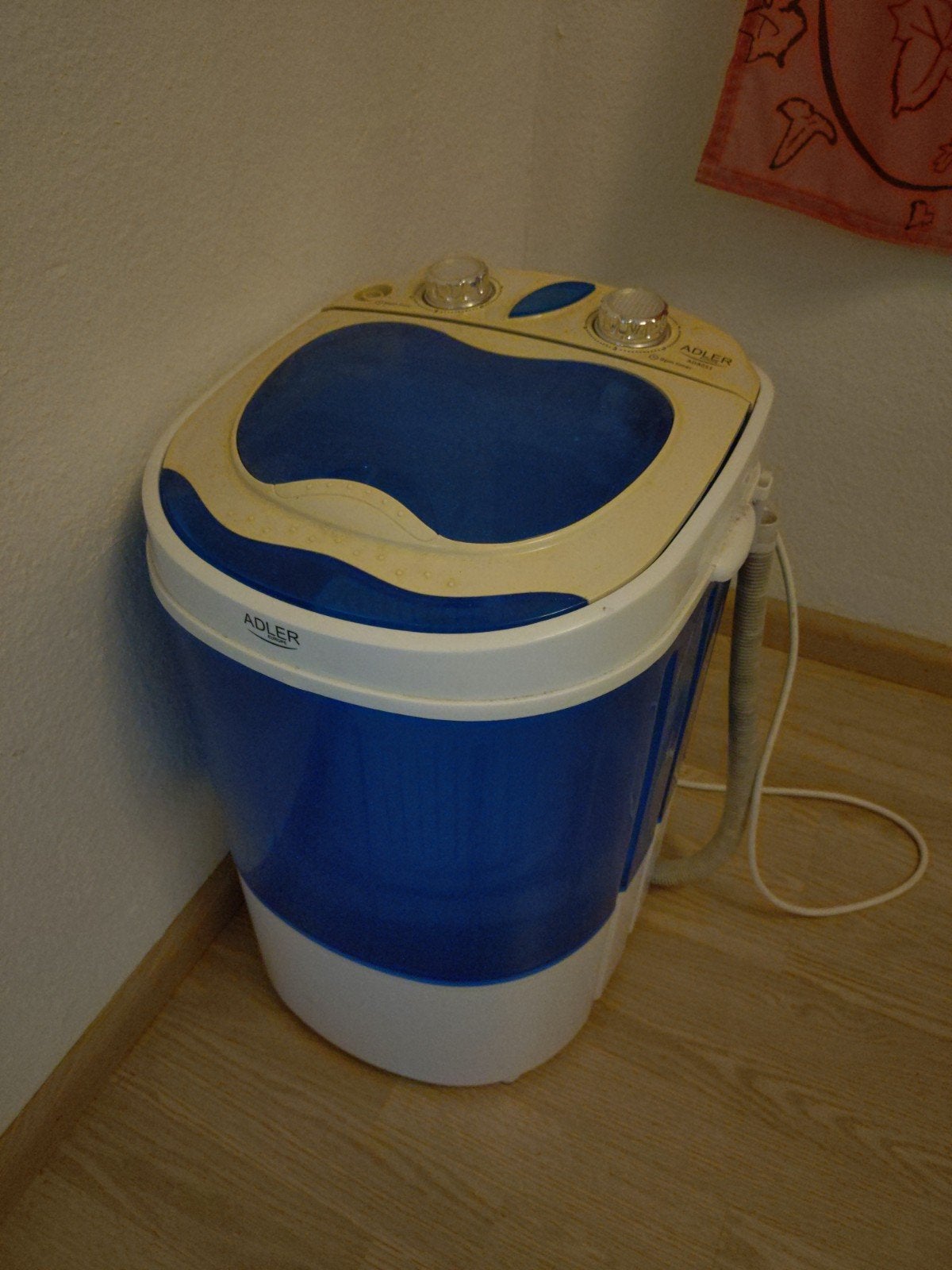 Adler AD8051 Mini Wasmachine - Compact en Draagbaar, Ophalen, Minder dan 85 cm, Minder dan 4 kg, Bovenlader