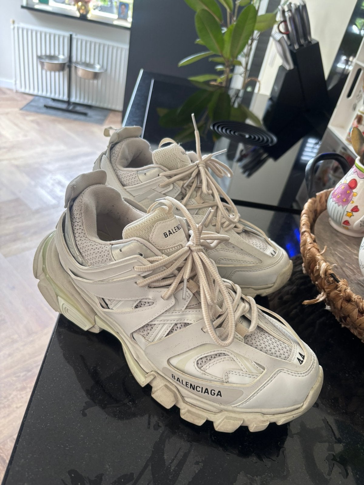 balenciaga tracks, Kleding | Heren, Schoenen, Verzenden, Wit, Gedragen, Veterschoenen