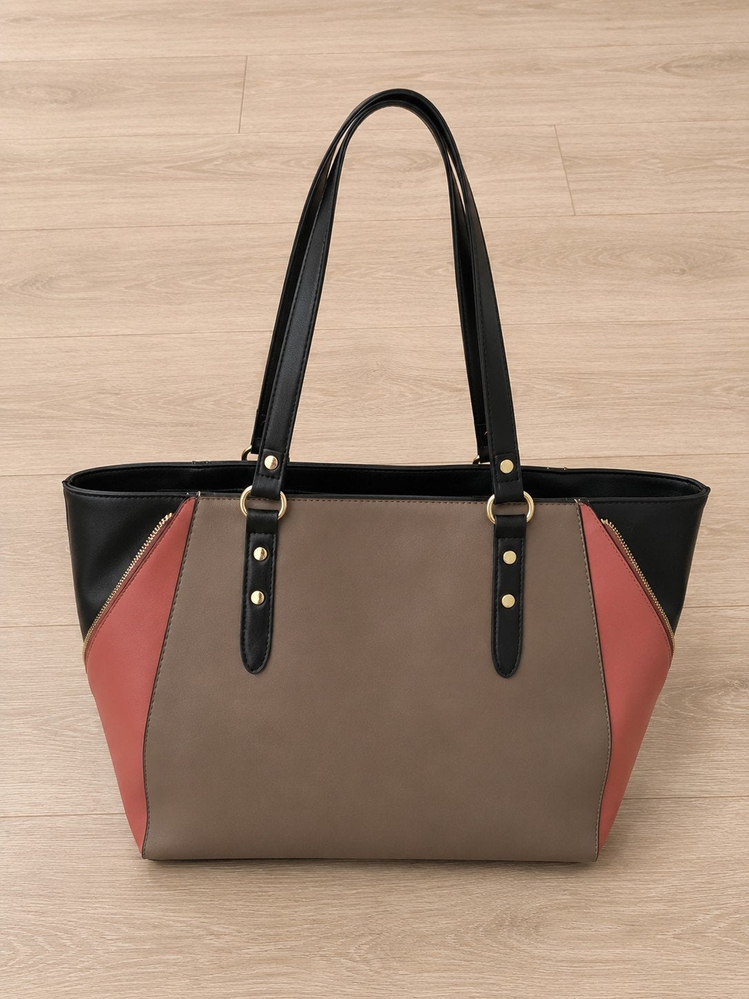 Stijlvolle Dames Handtas - Zwart, Bruin, Rood, Ophalen of Verzenden, Zo goed als nieuw, Zwart, Handtas