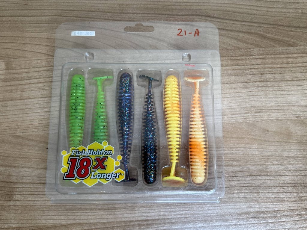 Berkley Flex Rib Shad 6 stuks – nieuw, Watersport en Boten, Overige typen, Nieuw, Ophalen of Verzenden, E