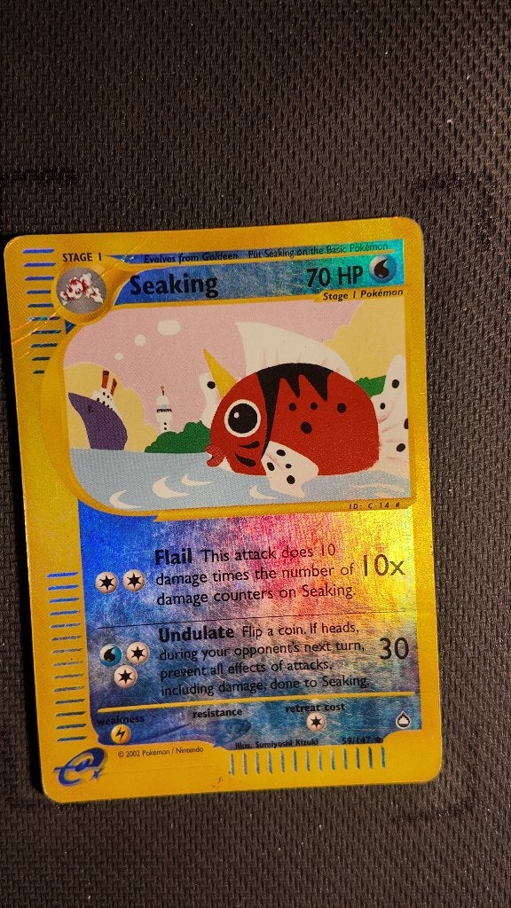 Seaking 59 Aquapolis | Pokemon kaart, Ophalen, Zo goed als nieuw, Losse kaart, Foil