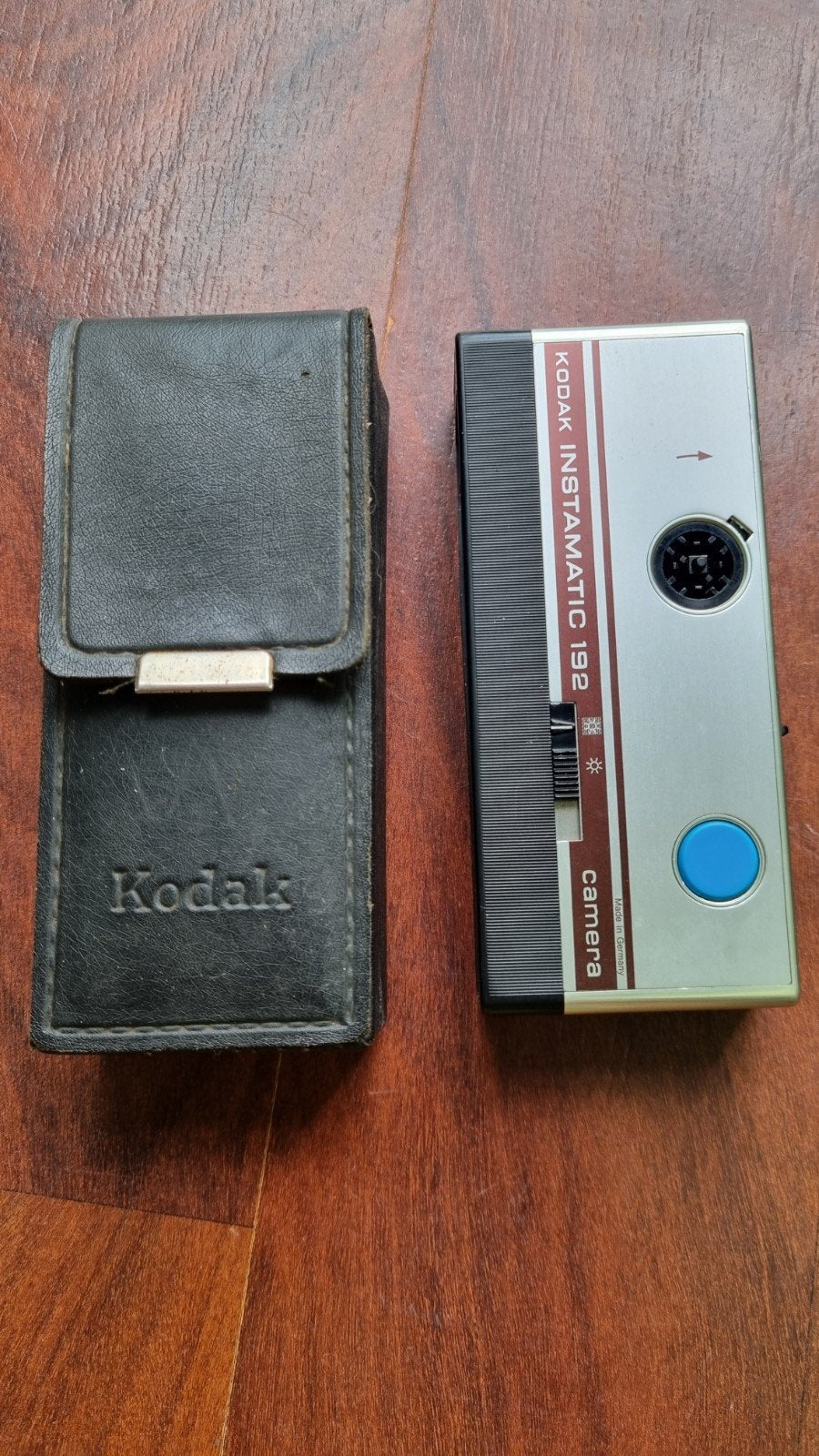 Kodak Instamatic 192 Camera met hoesje, Ophalen of Verzenden, Gebruikt, Compact, Kodak