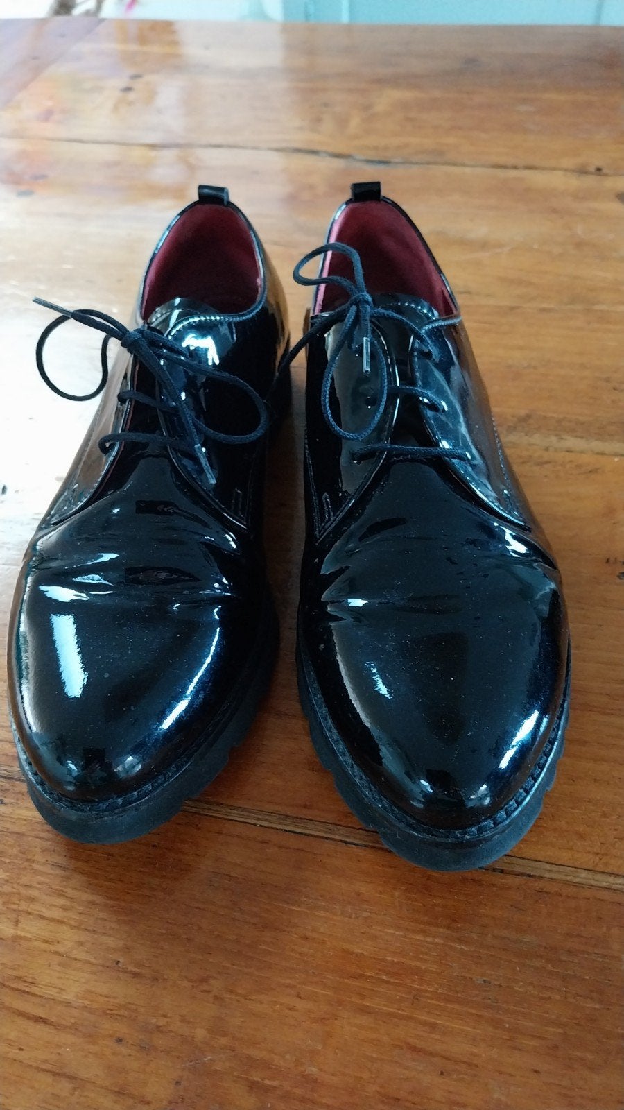 Gabor, zwarte lak schoenen. Maat 5,5 (38,5), G., Schoenen met lage hakken, Zwart, Gabor, Ophalen of Verzenden