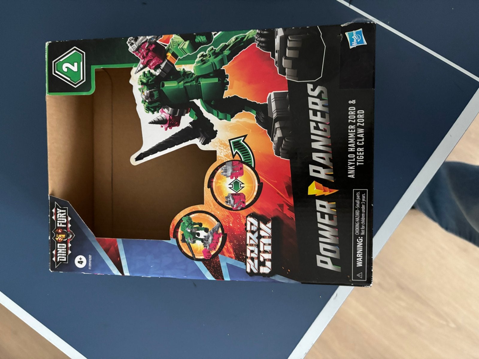 Power Rangers Dino Fury Zord Link met doos, Ophalen, Gebruikt