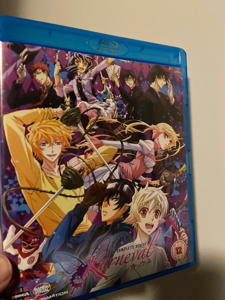 Karneval Anime Compleet Bluray!, Cd's en Dvd's, Blu-ray, Ophalen of Verzenden, Zo goed als nieuw, Tv en Series